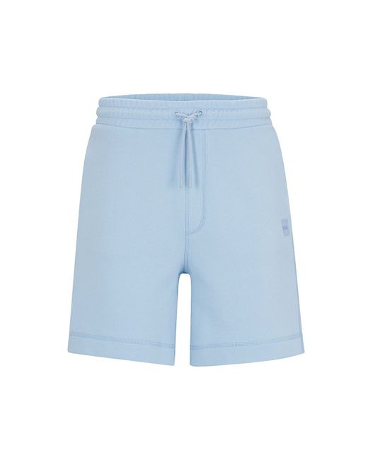 Boss Cotton-Terry Regular-Fit Shorts Large