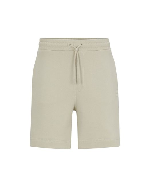 Boss Cotton-Terry Regular-Fit Shorts Large