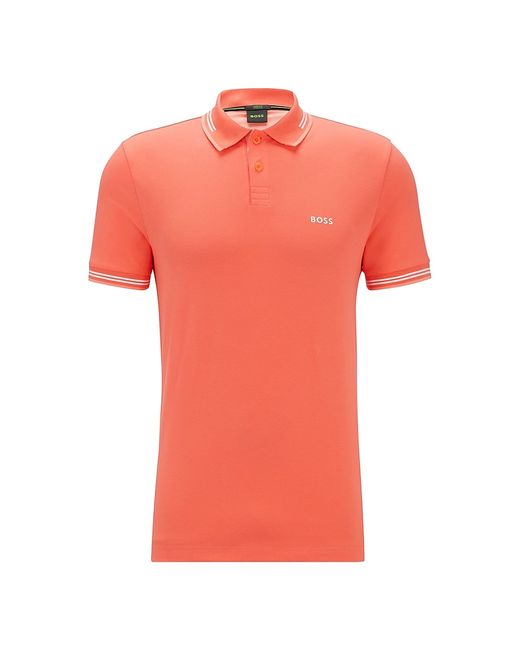 Boss Stretch Slim-Fit Polo Shirt Large