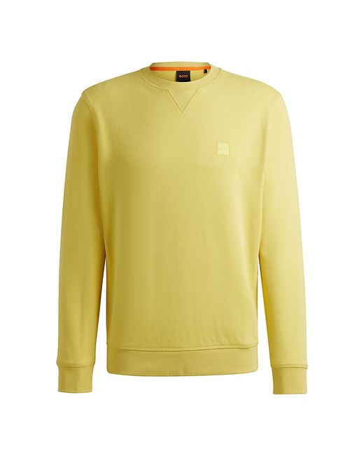 Boss Terry Relaxed-Fit Sweatshirt Large
