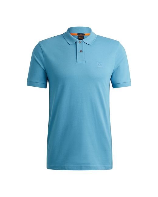 Boss Stretch Slim-Fit Polo T-Shirt Large