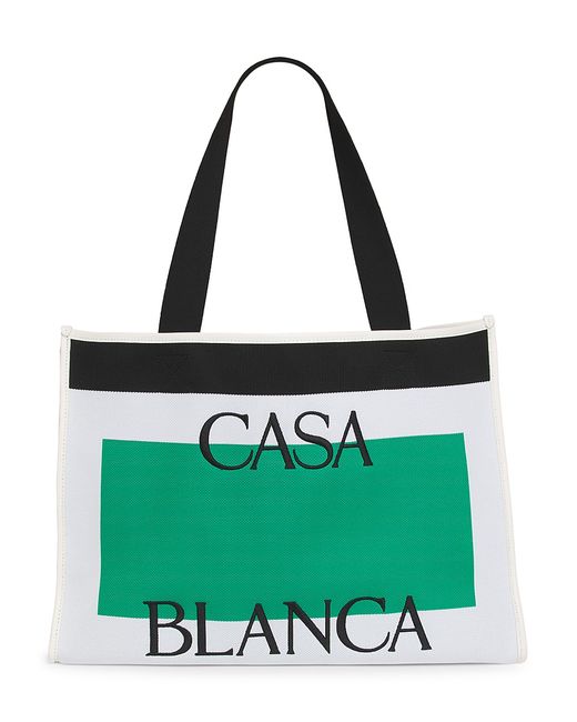 Casablanca Knit Logo Shopper Tote Bag