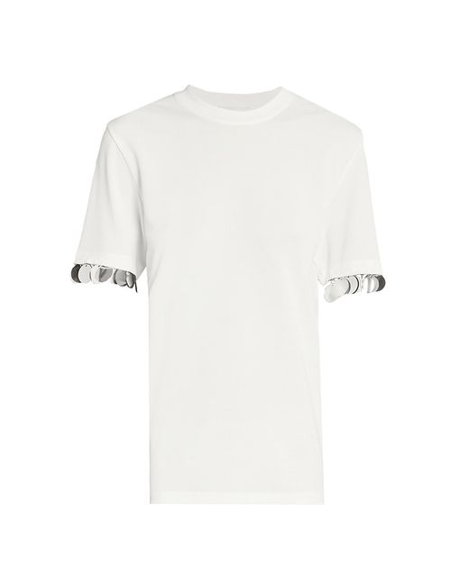 Rabanne Embellished Cuff T-Shirt
