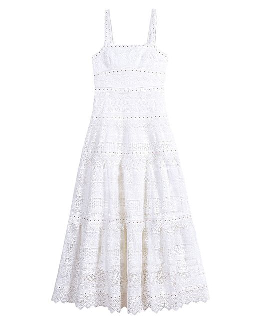 Maje Crochet-Knit Maxi Dress