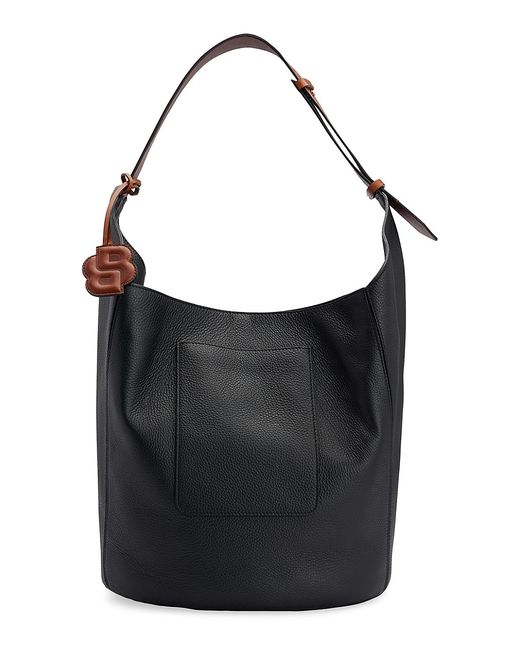 Boss Grained Bucket Bag with Detachable Pouch