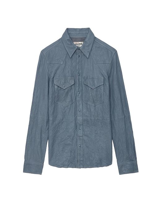 Zadig & Voltaire Thelma Crinkled Shirt