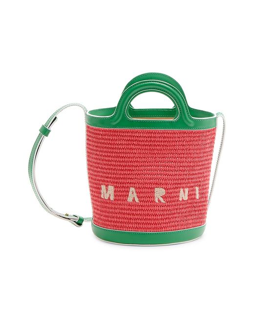 Marni Tropicalia Mini Embroidered Bucket Bag