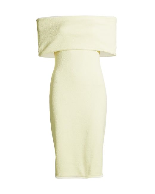 Bottega Veneta Off-The-Shoulder Midi-Dress
