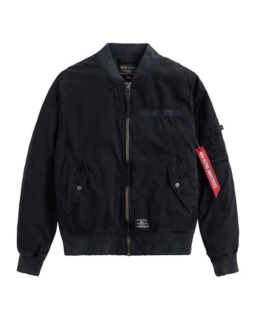 Alpha Industries 2B Rip And Repair Bomber Jacket Small