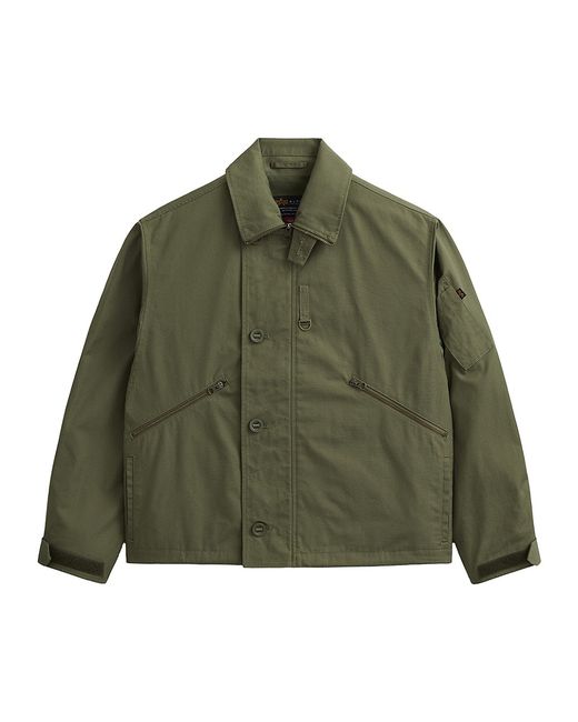 Alpha Industries Raf MK3 Mod Hooded Cotton-Blend Jacket Small