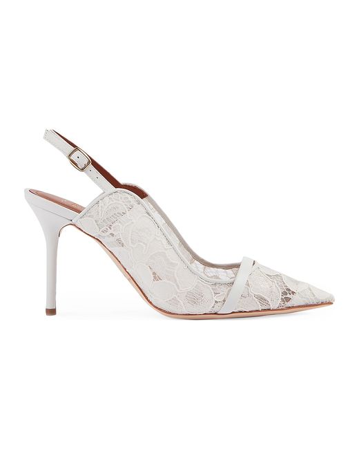 Malone Souliers Marion 85MM Lace Slingbacks