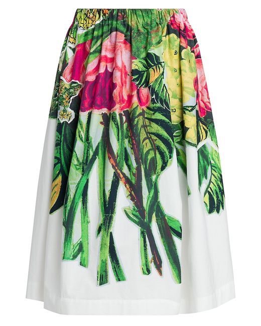 Marni Floral Midi-Skirt