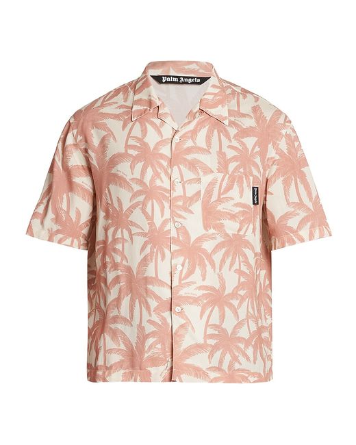 Palm Angels Palms Short-Sleeve Camp Shirt