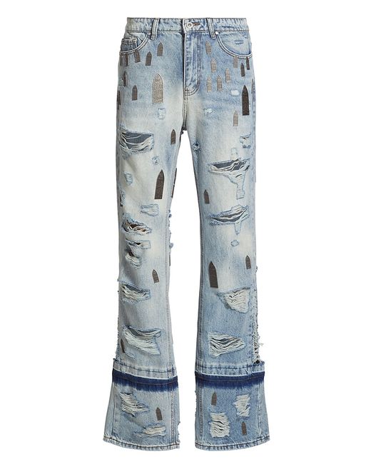 WHO Decides WAR Distressed Hardware Jeans