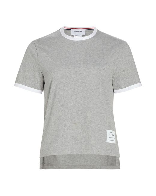 Thom Browne Cotton Jersey Ringer Tee