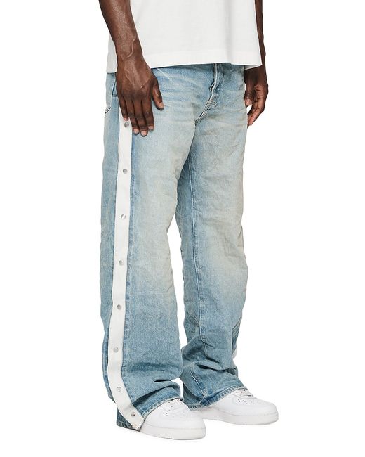 Purple Brand Tearaway Side Snap Jeans