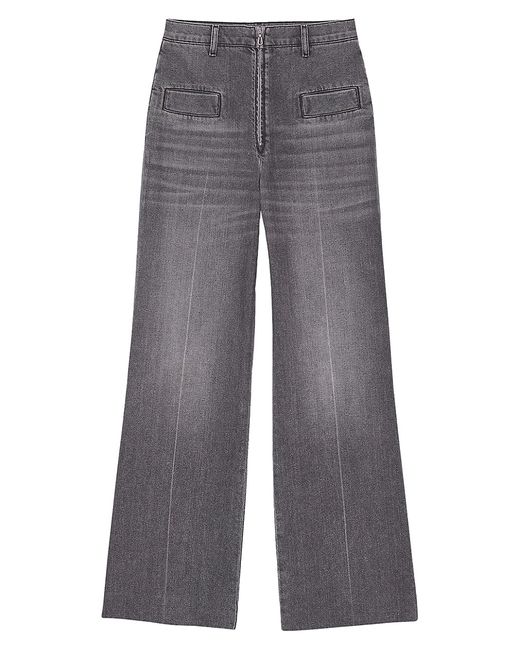 Sandro Faded Flared Jeans