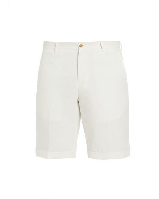 Saks Fifth Avenue COLLECTION Flat-Front Shorts