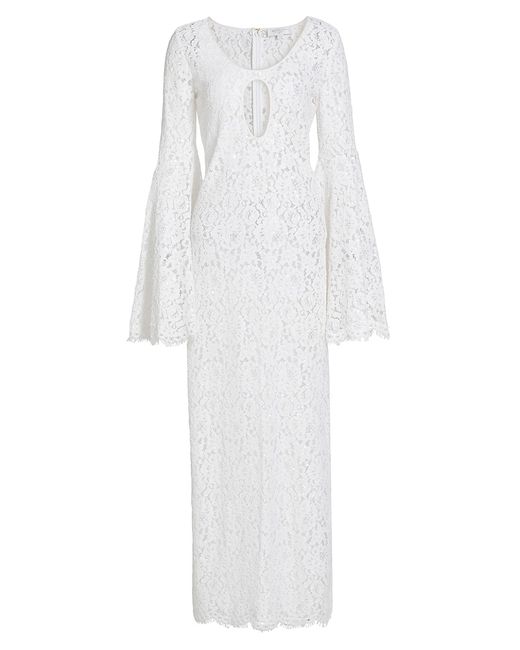 Michael Kors Collection Embellished Cotton-Blend Lace Gown
