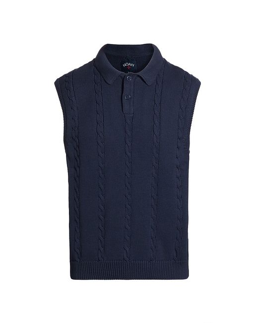 Noah NYC Cable-Knit Sweater Vest Small