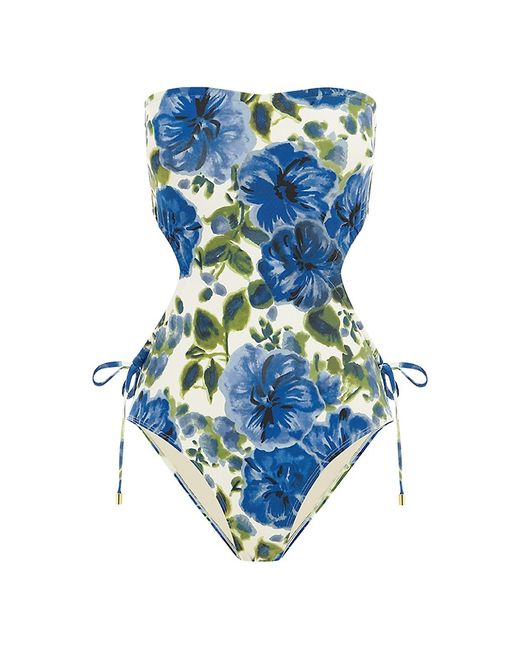 Peony Cut-Out One-Piece Swimsuit