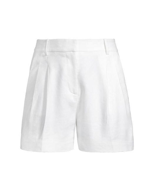 Michael Michael Kors Crepe High-Rise Pleated Shorts
