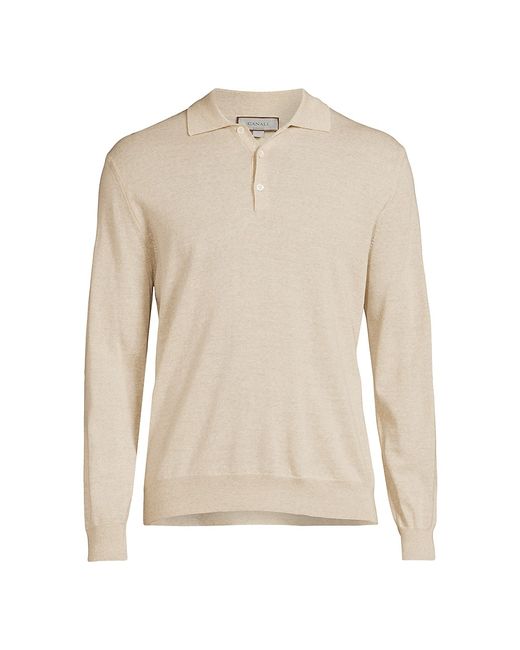 Canali Modern-Fit Wool Polo Shirt