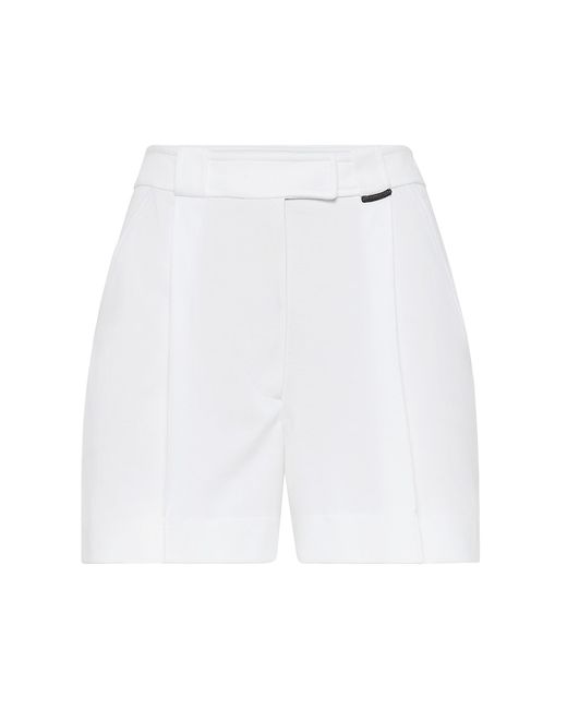 Brunello Cucinelli Interlock Shorts with Shiny Tab Small