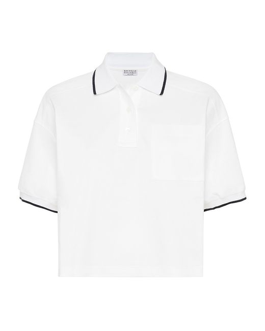 Brunello Cucinelli Interlock Polo T-Shirt Large