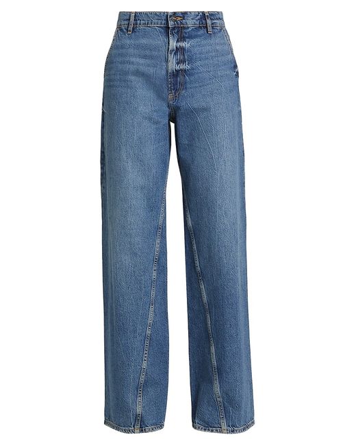 Anine Bing Briley High-Rise Wide-Leg Jeans