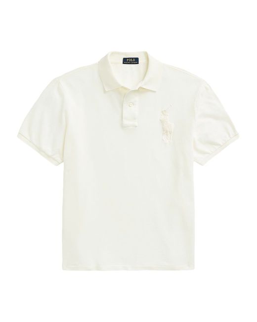 Polo Ralph Lauren Bear Cotton-Blend Polo Shirt Large