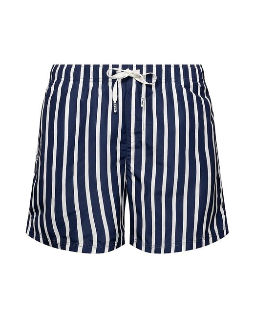 Eton Striped Drawstring Swim Shorts