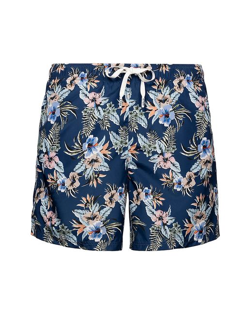 Eton Floral Drawstring Swim Shorts