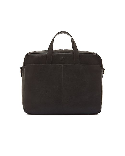 Il Bisonte Galileo Vegetable-Tanned Leather Briefcase