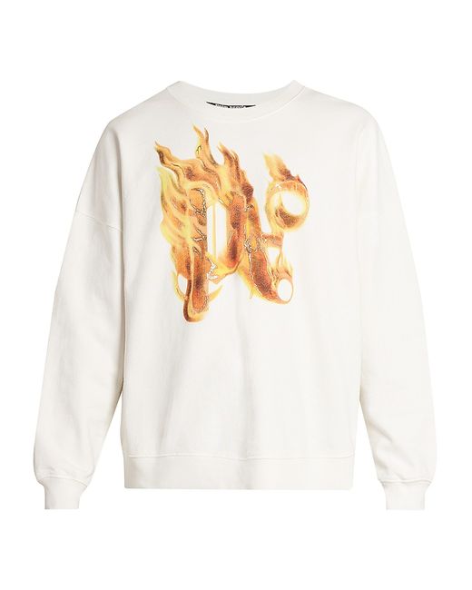 Palm Angels Burning Monogram Sweatshirt Large