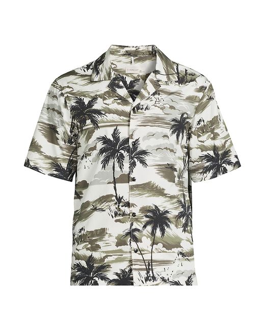 Moncler Palm Tree Camp Shirt Small