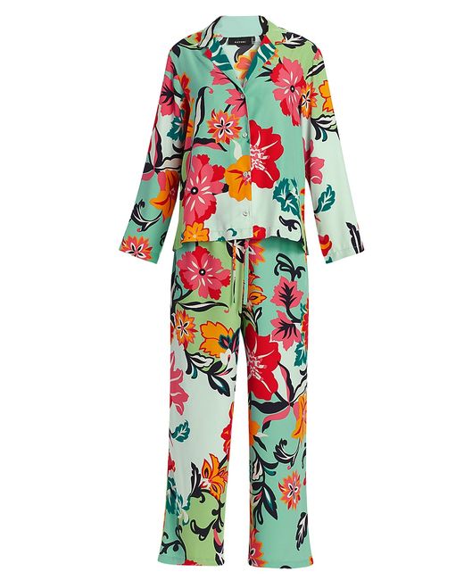 Natori Marbella 2-Piece Floral Matte Pajama Set
