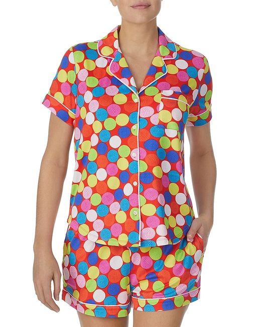 Kate Spade New York Confetti Dot Short 2-Piece Pajama Set