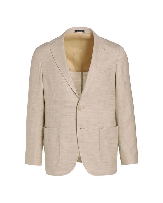 Saks Fifth Avenue COLLECTION Chevron Wool-Blend Two-Button Sport Coat