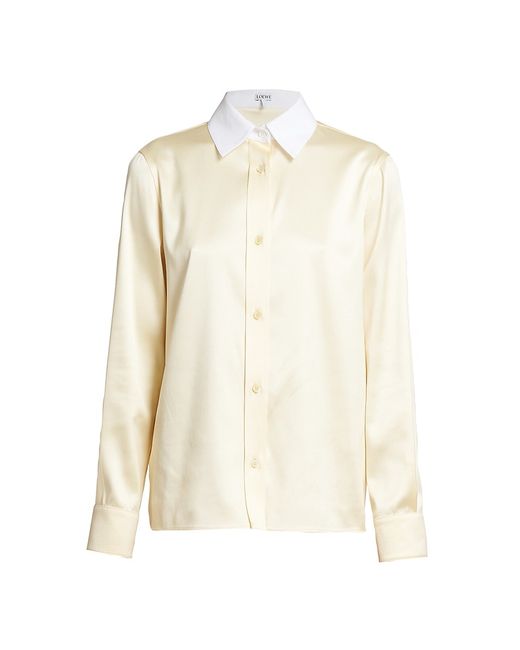 Loewe Silk Cotton Button-Up Shirt