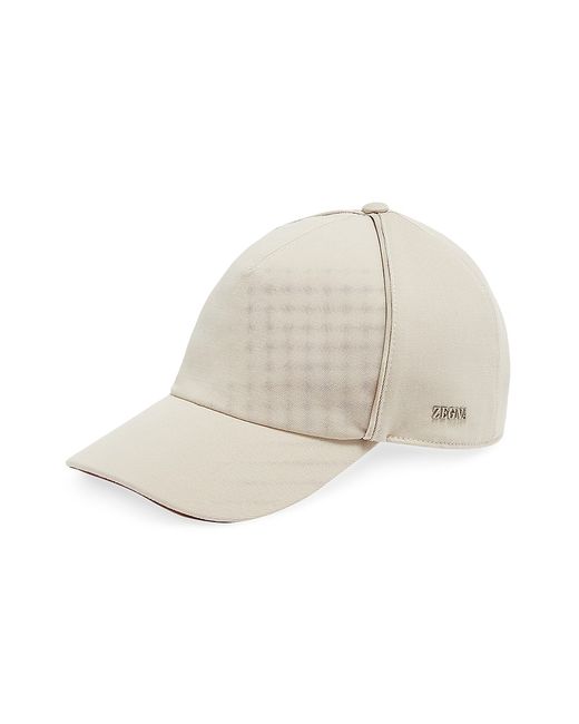 Z Zegna Cotton and Wool Baseball Cap Small