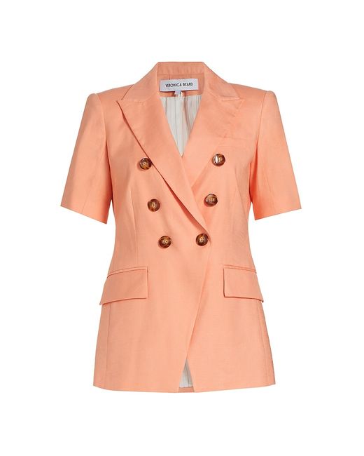 Veronica Beard Atwood Stretch Double-Breasted Jacket