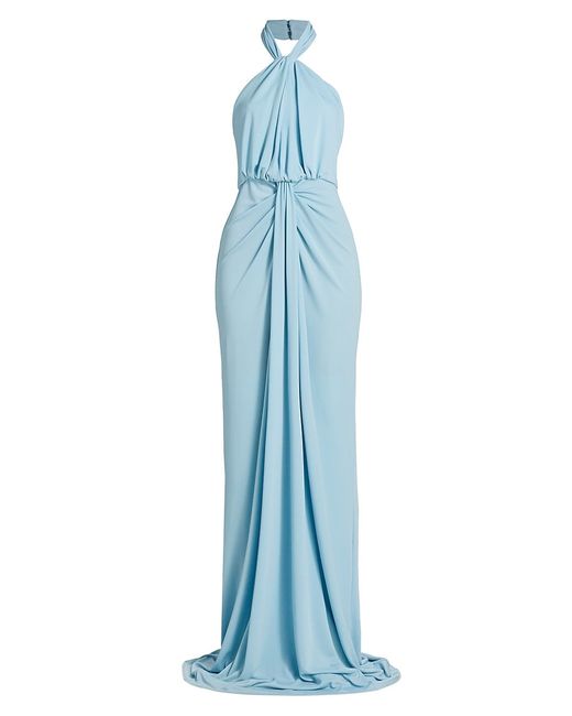 Cinq a Sept Kaily Jersey Halter Gown