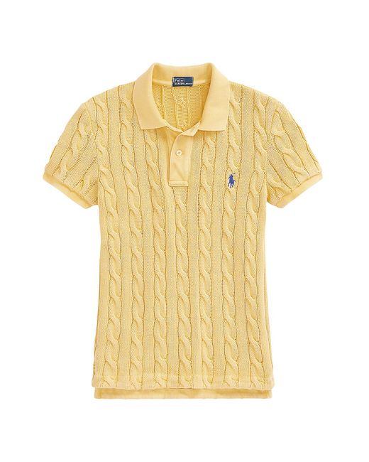 Polo Ralph Lauren Cable-Knit Polo Shirt Medium