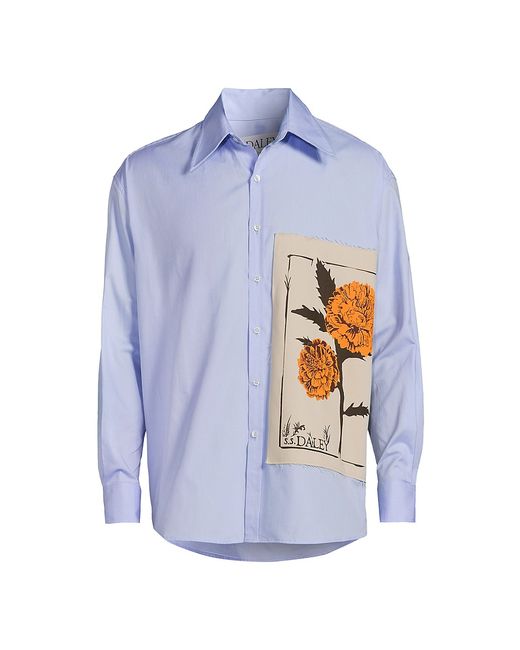 S.S.Daley Merry Ment Marigold Patch Shirt Small