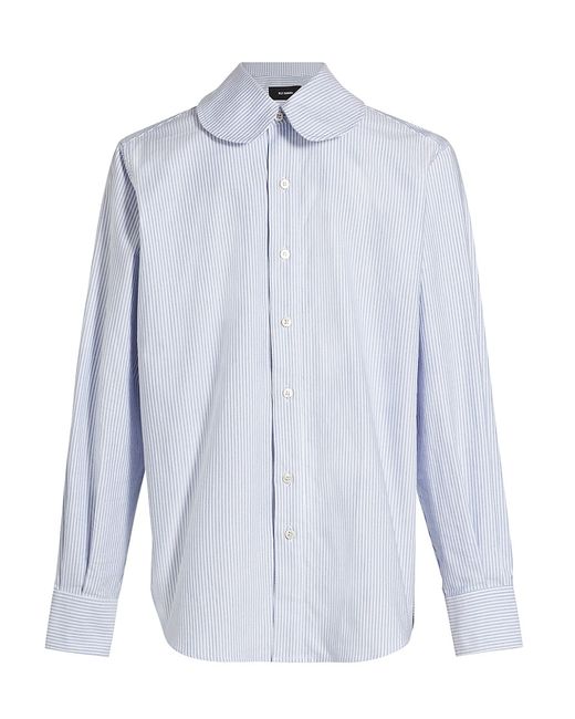Willy Chavarria Pinstriped Button-Front Shirt Small