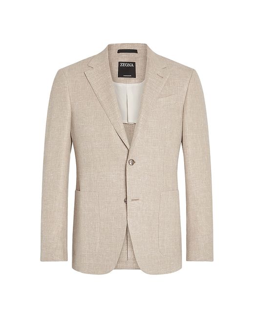 Z Zegna Crossover Wool and Silk Blend Jacket