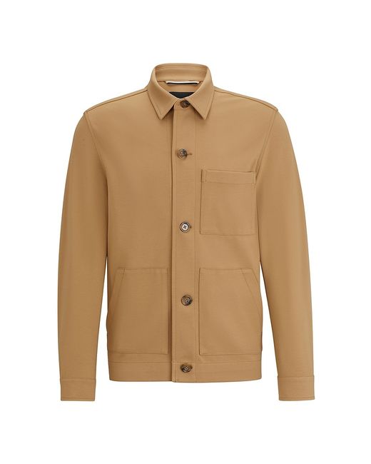 Boss Relaxed-Fit Button-Up Jacket