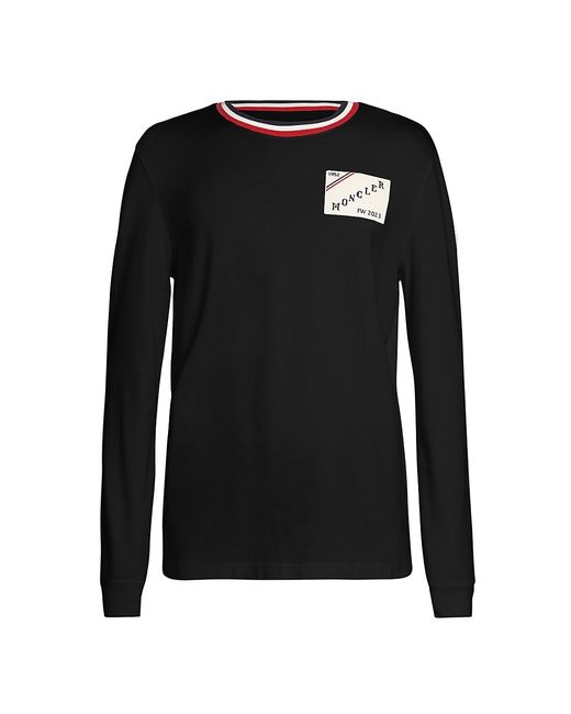 Moncler Man Logo Long-Sleeve T-Shirt Small
