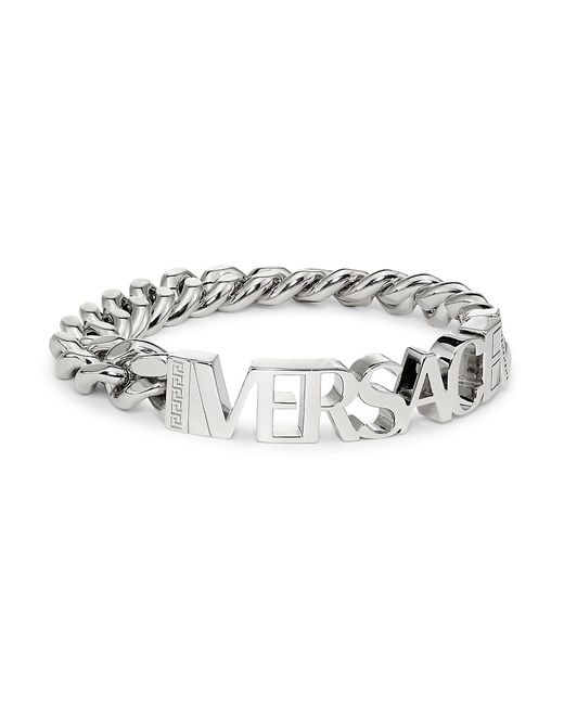 Versace Logo Plated Chain Bracelet Large